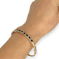 GOLD DEAL | 9kt Gold Midnight Harmony Bangle 59.1mm
