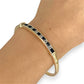 GOLD DEAL | 9kt Gold Midnight Harmony Bangle 59.1mm