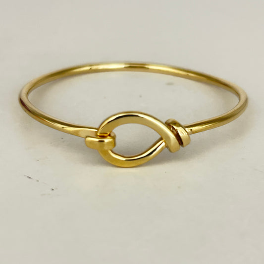 GOLD DEAL | 9kt Gold Golden Knot Bangle-Refurbished