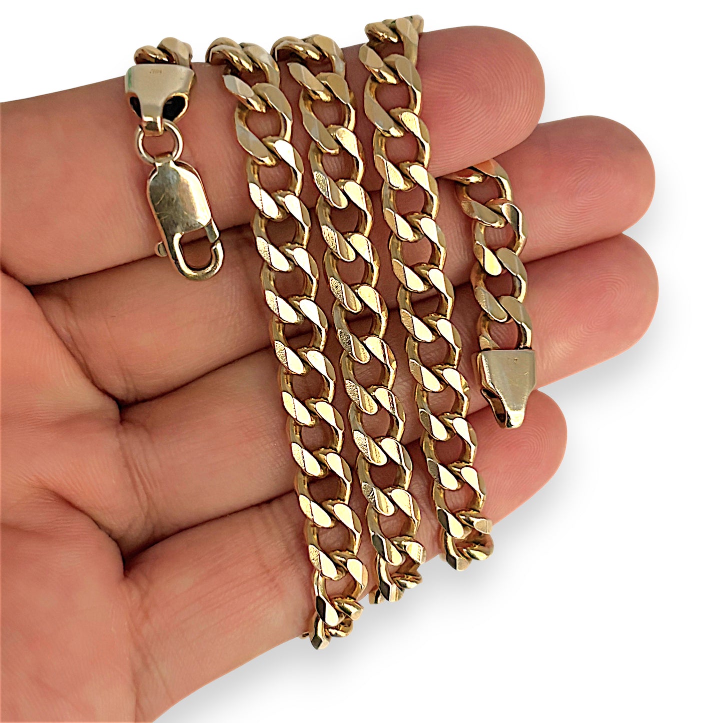 XMAS DEAL | 10kt Gold Michael Hill Fortress Solid Curb Chain 57cm-Refurbished