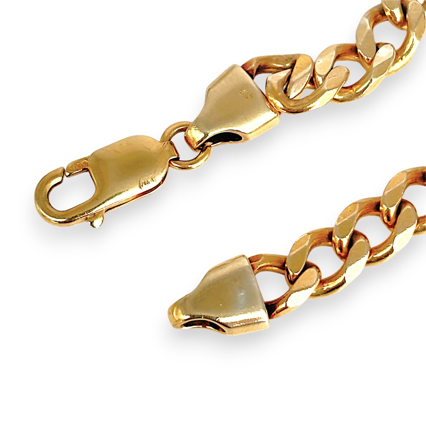 XMAS DEAL | 10kt Gold Michael Hill Fortress Solid Curb Chain 57cm-Refurbished