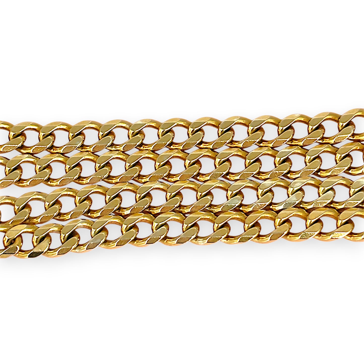 XMAS DEAL | 10kt Gold Michael Hill Fortress Solid Curb Chain 57cm-Refurbished