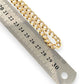 XMAS DEAL | 10kt Gold Michael Hill Fortress Solid Curb Chain 57cm-Refurbished