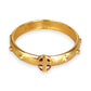 NZGD | 14ct Gold Refurbished Devotion Rosary Ring Size Q