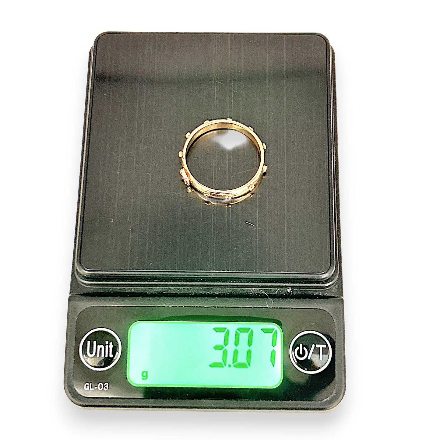 NZGD | 14ct Gold Refurbished Devotion Rosary Ring Size Q