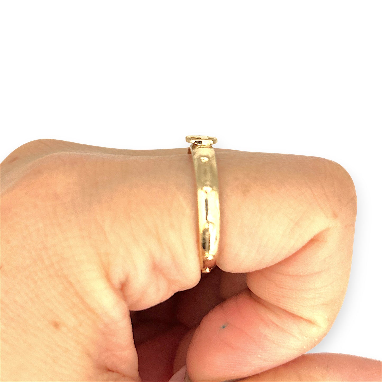 NZGD | 14ct Gold Refurbished Devotion Rosary Ring Size Q