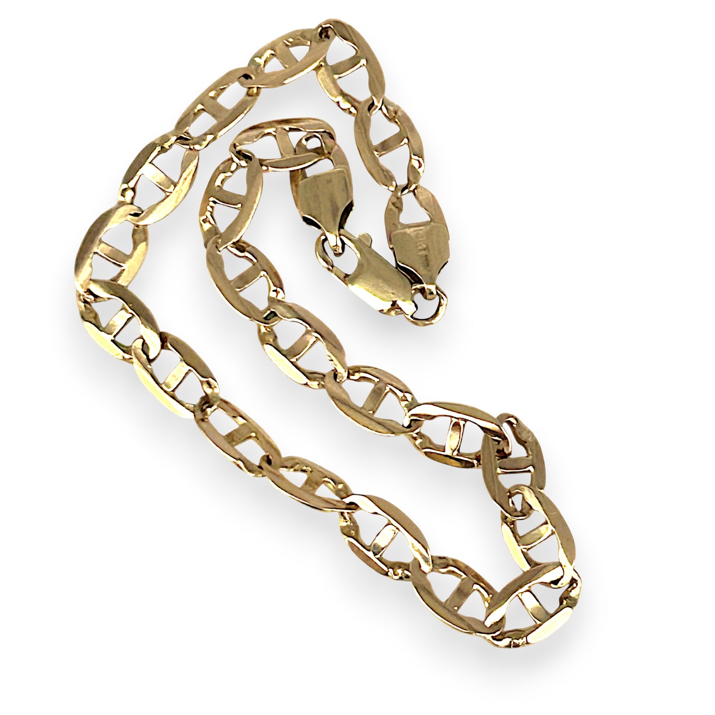 XMAS DEAL | 14kt Gold Orabella Marina Bracelet 22cm - Refurbished