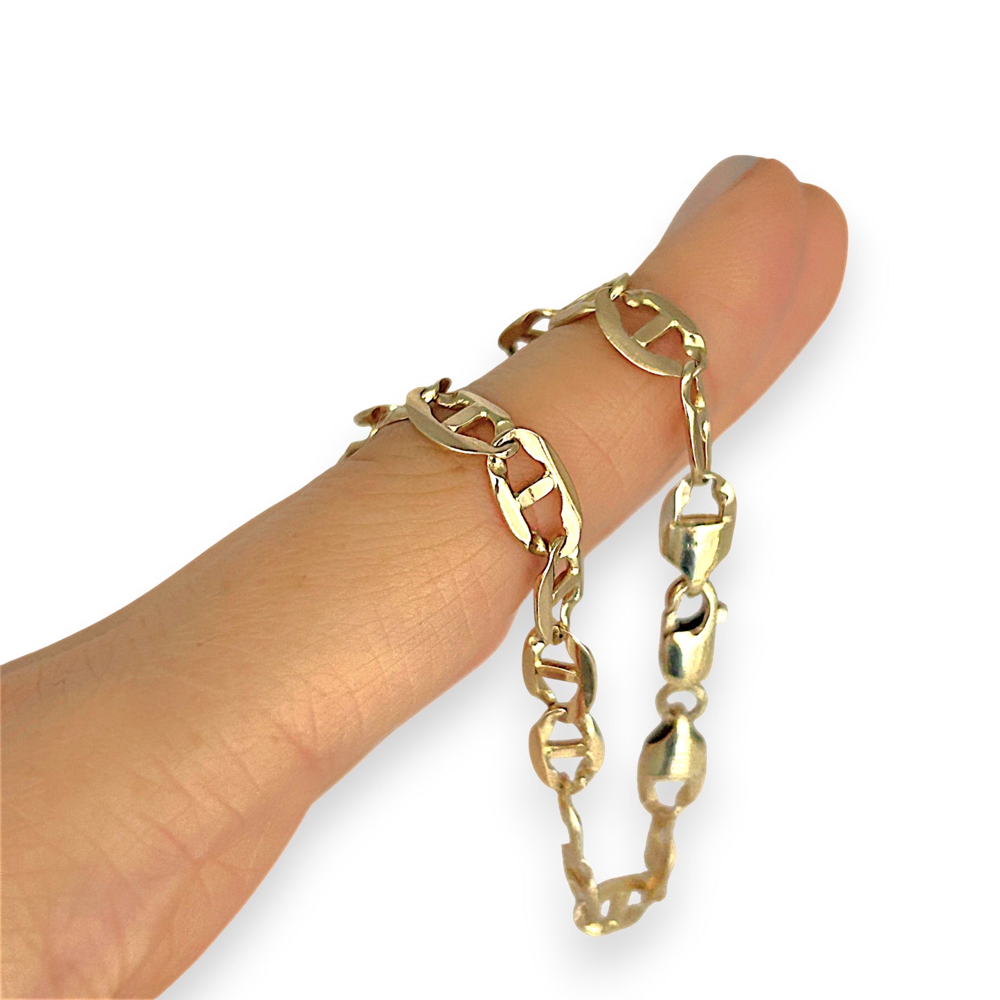 XMAS DEAL | 14kt Gold Orabella Marina Bracelet 22cm - Refurbished