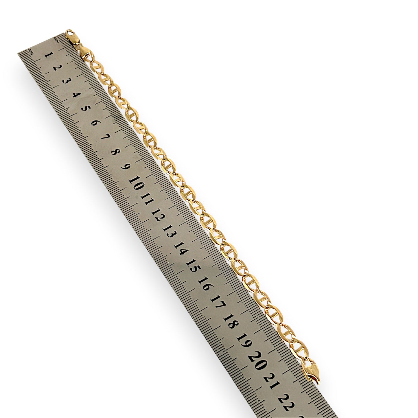 XMAS DEAL | 14kt Gold Orabella Marina Bracelet 22cm - Refurbished