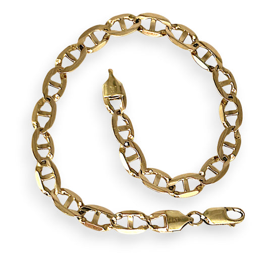 XMAS DEAL | 14kt Gold Orabella Marina Bracelet 22cm - Refurbished