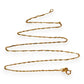 XMAS DEAL | 10kt Gold Golden Helix Rope Chain-Refurbished,40cm