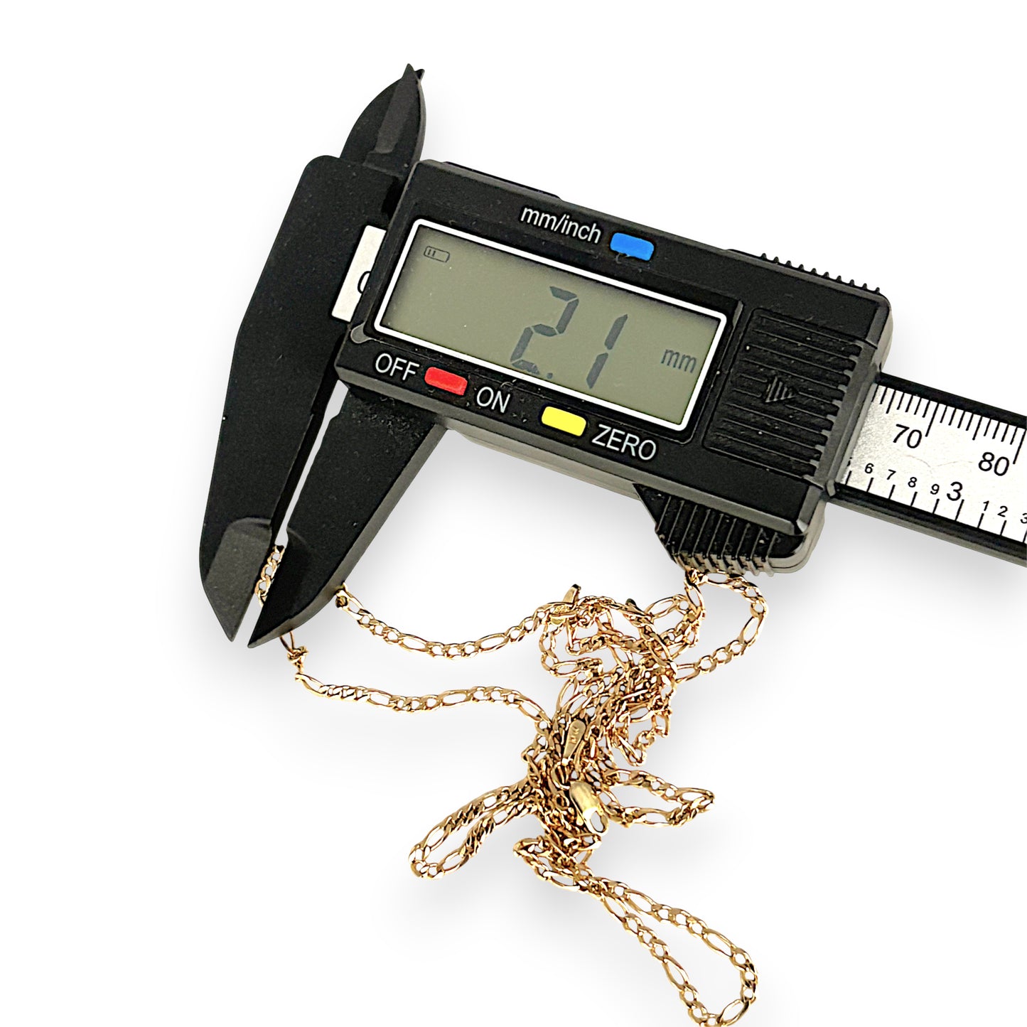 XMAS DEAL | 10kt Gold Figaro Luxe Chain 64cm-Refurbished