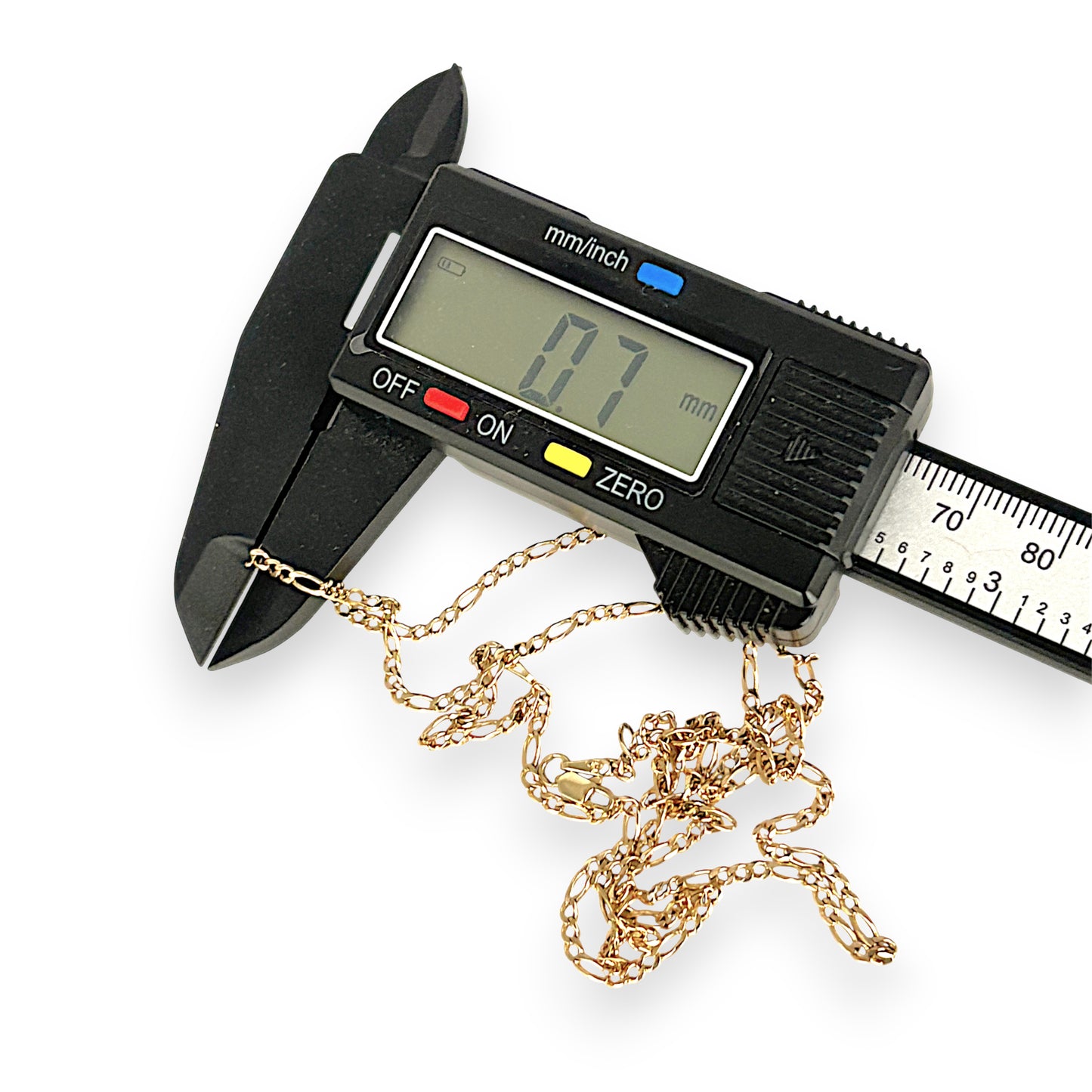 XMAS DEAL | 10kt Gold Figaro Luxe Chain 64cm-Refurbished