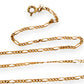 GOLD DEAL | 9ct Gold Whisperlink Light Figaro Chain-Refurbished