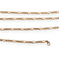 GOLD DEAL | 9ct Gold Whisperlink Light Figaro Chain-Refurbished