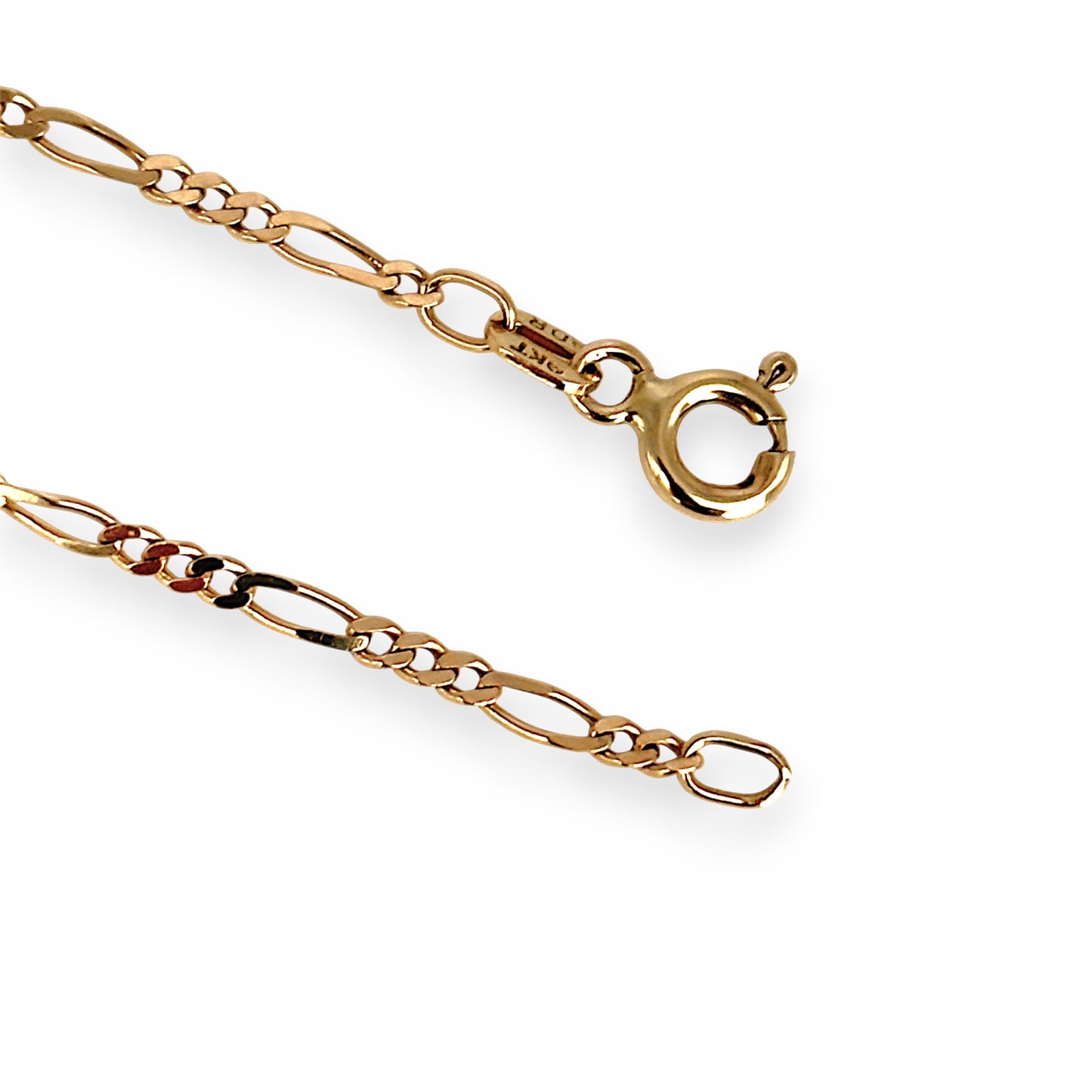 GOLD DEAL | 9ct Gold Whisperlink Light Figaro Chain-Refurbished