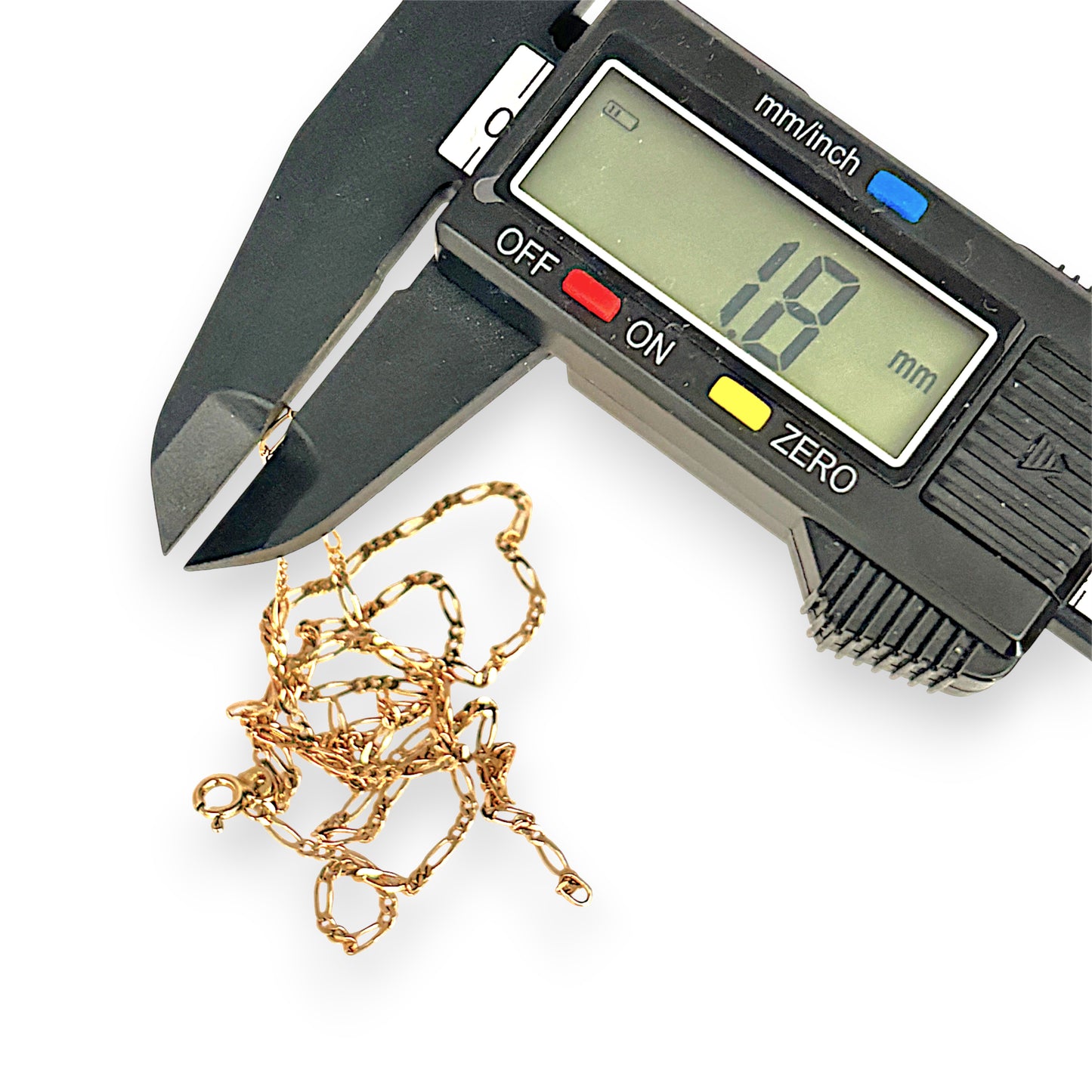 GOLD DEAL | 9ct Gold Whisperlink Light Figaro Chain-Refurbished