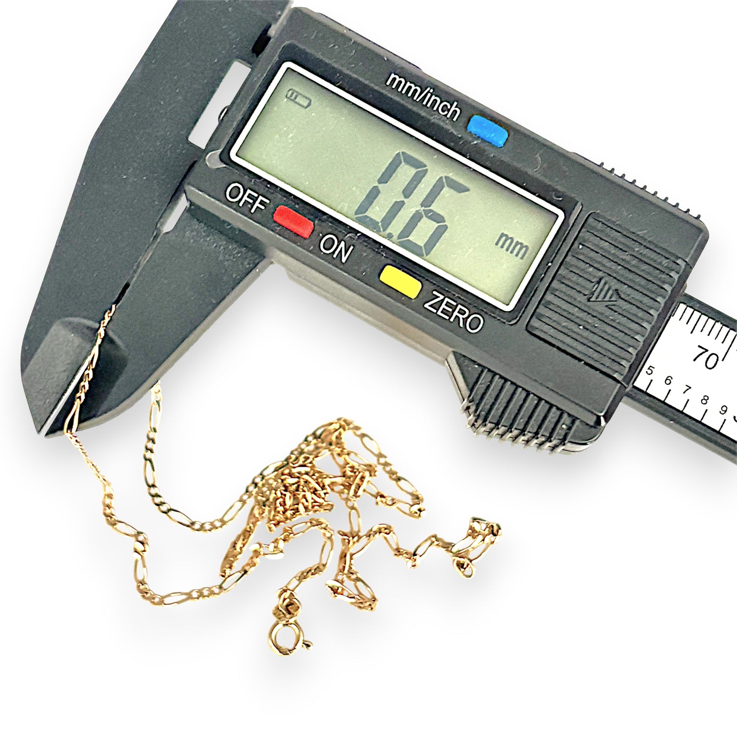 GOLD DEAL | 9ct Gold Whisperlink Light Figaro Chain-Refurbished