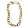 9ct Gold Curb Link Bracelet 21cm long, Valuation $5,250. R # 255