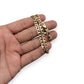 9ct Gold Curb Link Solid Chain 60cm long. Valuation $6,410. R # 256
