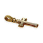 GOLD DEAL | 9kt Y/W Gold Faith & Light Cross Pendant