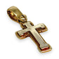 GOLD DEAL | 9kt Y/W Gold Faith & Light Cross Pendant