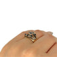 GOLD DEAL | 9kt Gold Vintage Celeste Trio Ring Set