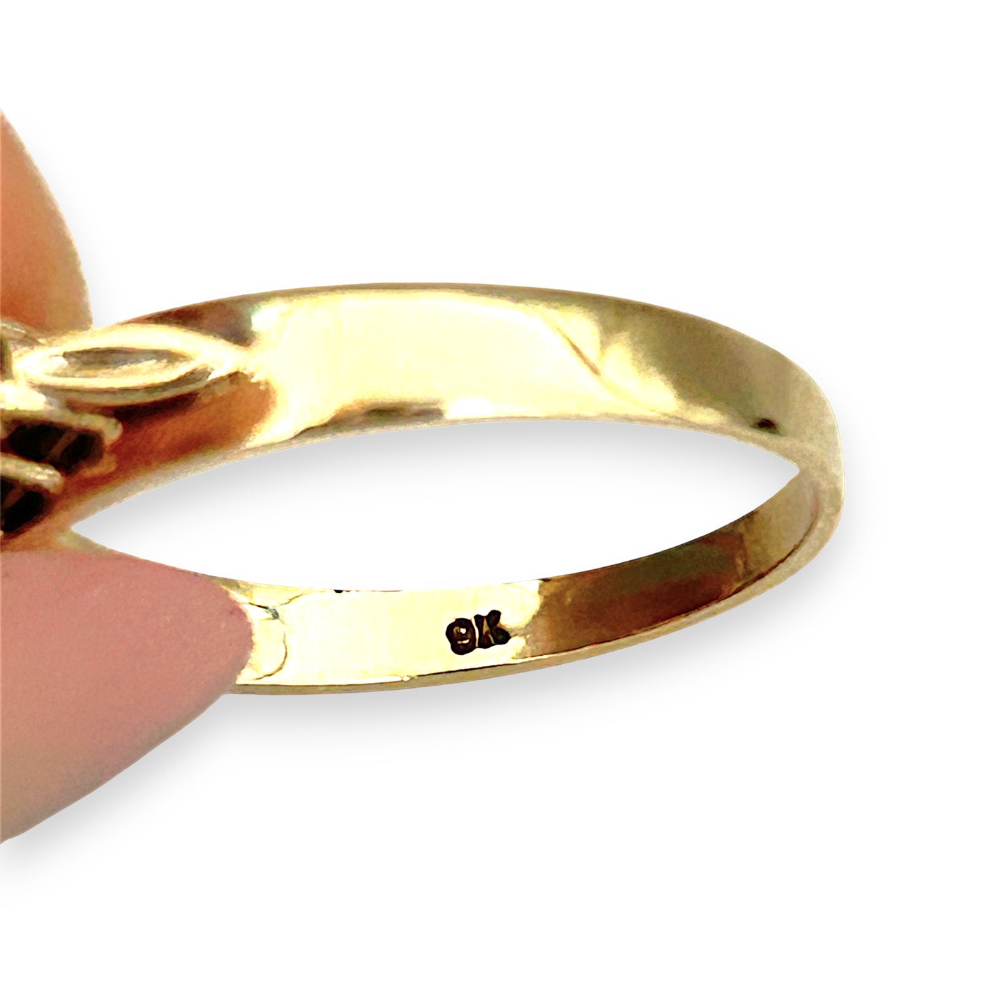 GOLD DEAL | 9kt Gold Vintage Celeste Trio Ring Set