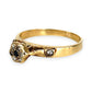 GOLD DEAL | 9kt Gold Vintage Celeste Trio Ring Set