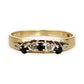 GOLD DEAL | 9kt Gold Vintage Celeste Trio Ring Set
