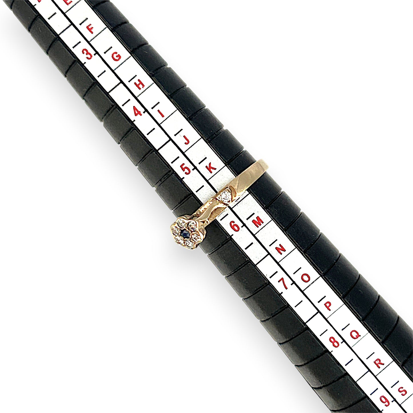 GOLD DEAL | 9kt Gold Vintage Celeste Trio Ring Set