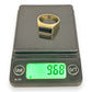 GOLD DEAL | 9kt Gold Black Onyx Signet Ring Size U