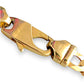 9ct Gold Curb Link Chain 50cm long 5.2mm wide. R # 257