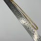 9ct Gold Curb Link Chain 50cm long 5.2mm wide. R # 257