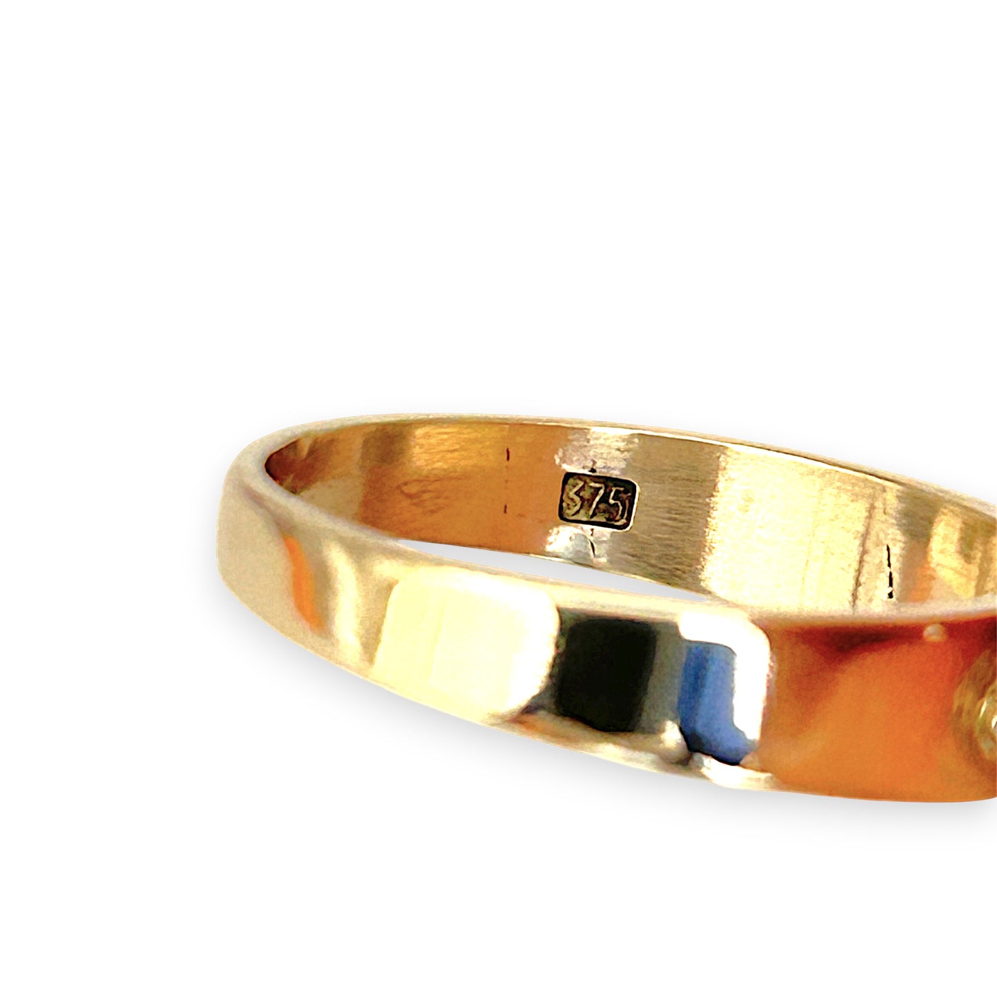 NZGD | 9ct Y/W Gold Vintage Golden Era Bloom Ring Size L
