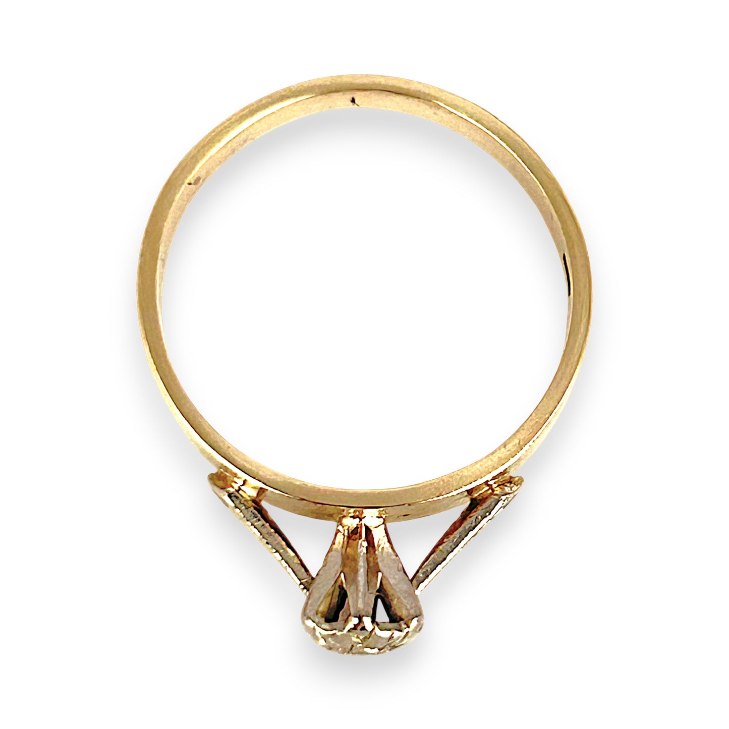 NZGD | 9ct Y/W Gold Vintage Golden Era Bloom Ring Size L