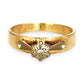 NZGD | 9ct Y/W Gold Vintage Golden Era Bloom Ring Size L