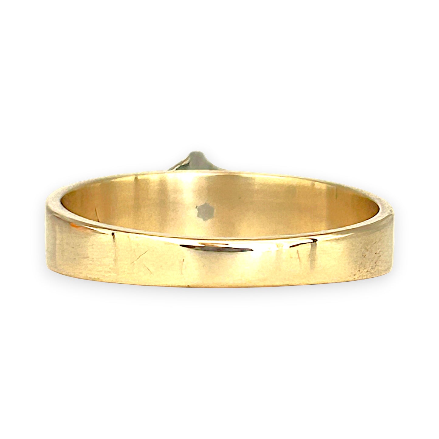 NZGD | 9ct Y/W Gold Vintage Golden Era Bloom Ring Size L