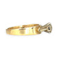 NZGD | 9ct Y/W Gold Vintage Golden Era Bloom Ring Size L