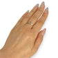 NZGD | 9ct Y/W Gold Vintage Golden Era Bloom Ring Size L