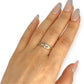 NZGD | 9ct Y/W Gold Vintage Golden Era Bloom Ring Size L