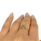 NZGD | 9ct Y/W Gold Vintage Golden Era Bloom Ring Size L