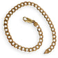 NZGD | 9ct Gold Refined Edge Flat Curb Bracelet-Refurbished