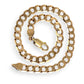 NZGD | 9ct Gold Refined Edge Flat Curb Bracelet-Refurbished