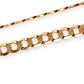 NZGD | 9ct Gold Refined Edge Flat Curb Bracelet-Refurbished