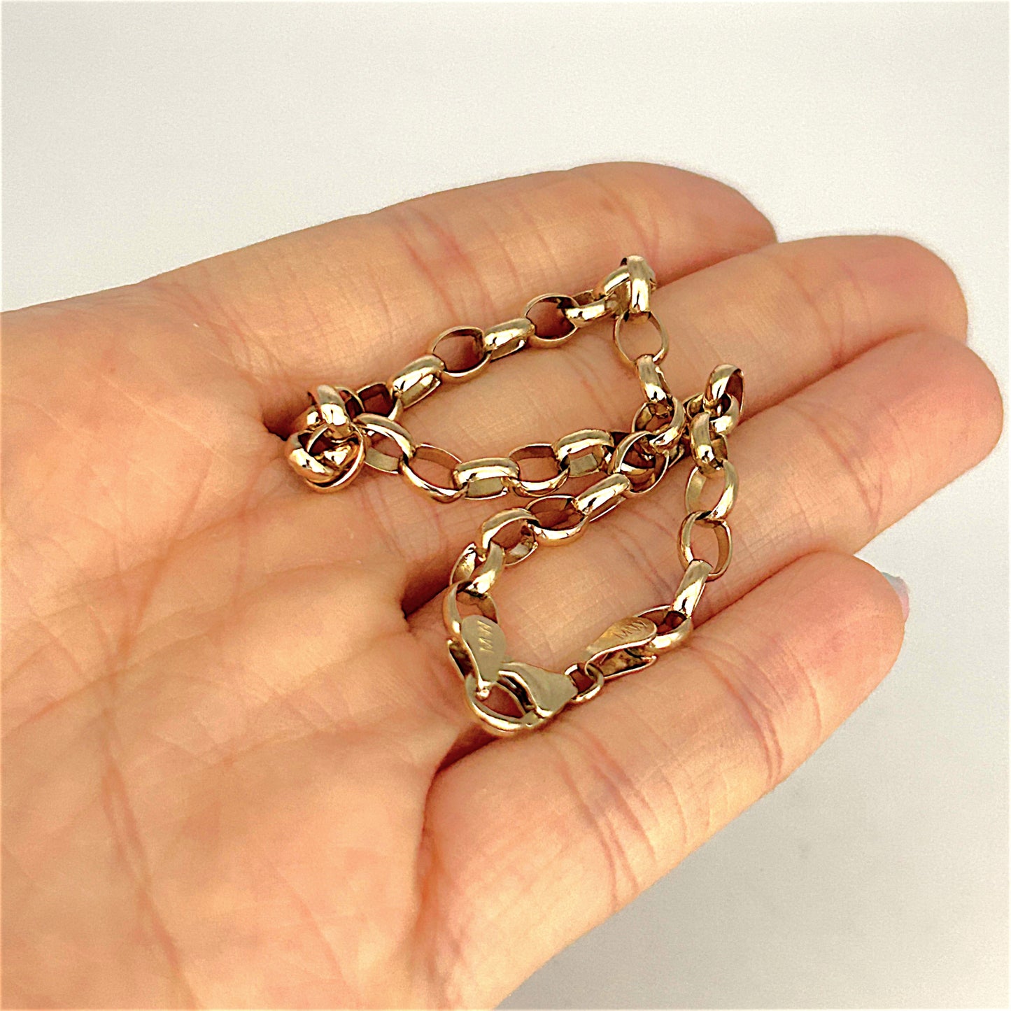GOLD DEAL | 9kt Gold Heritage Link Belcher Bracelet