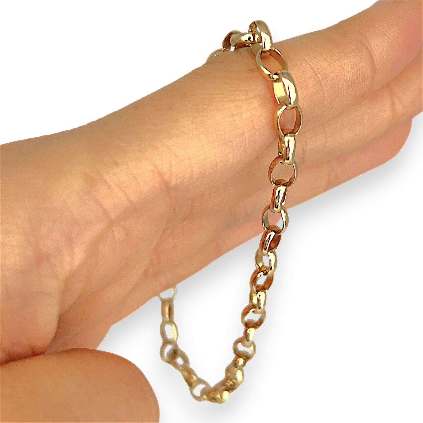 GOLD DEAL | 9kt Gold Heritage Link Belcher Bracelet