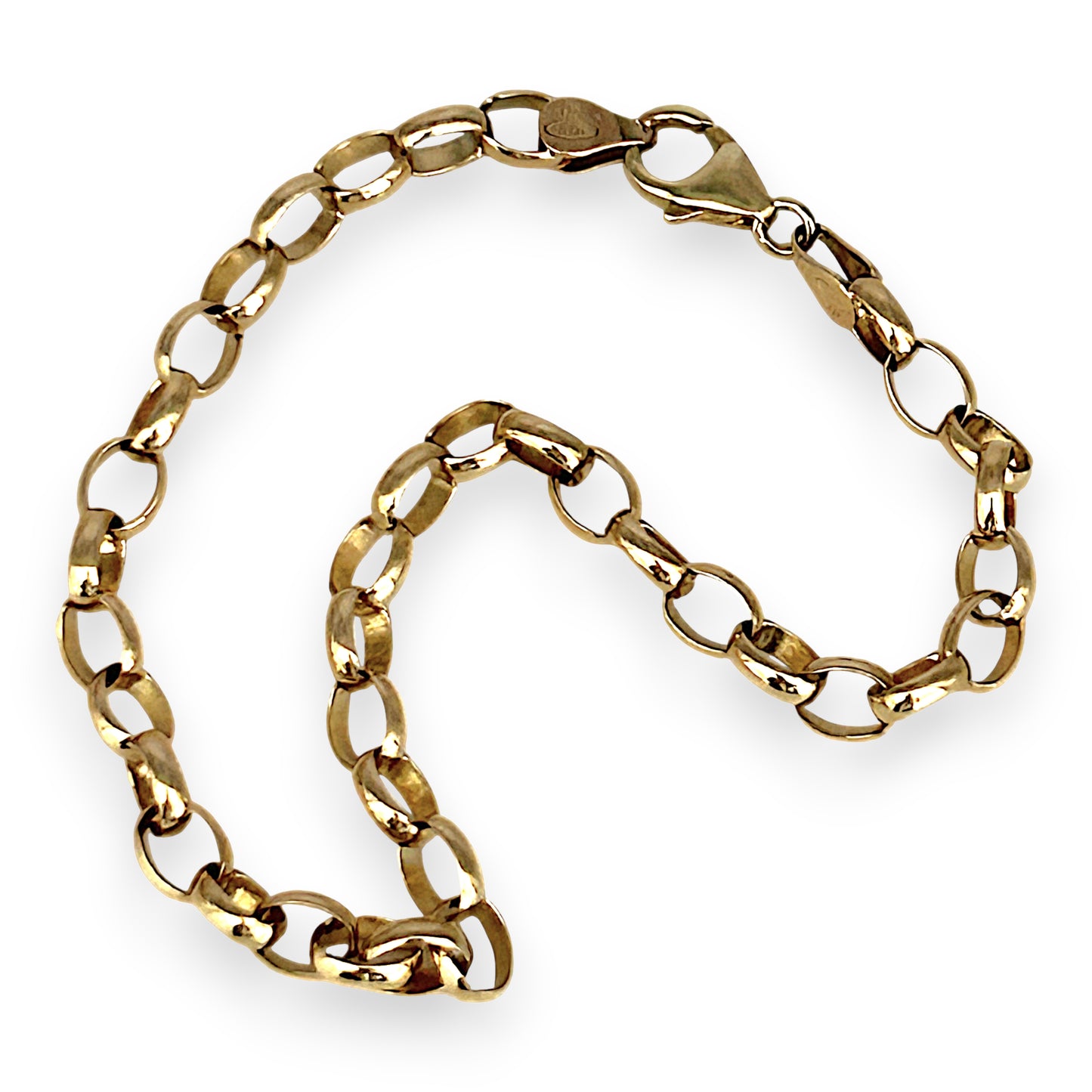 GOLD DEAL | 9kt Gold Heritage Link Belcher Bracelet