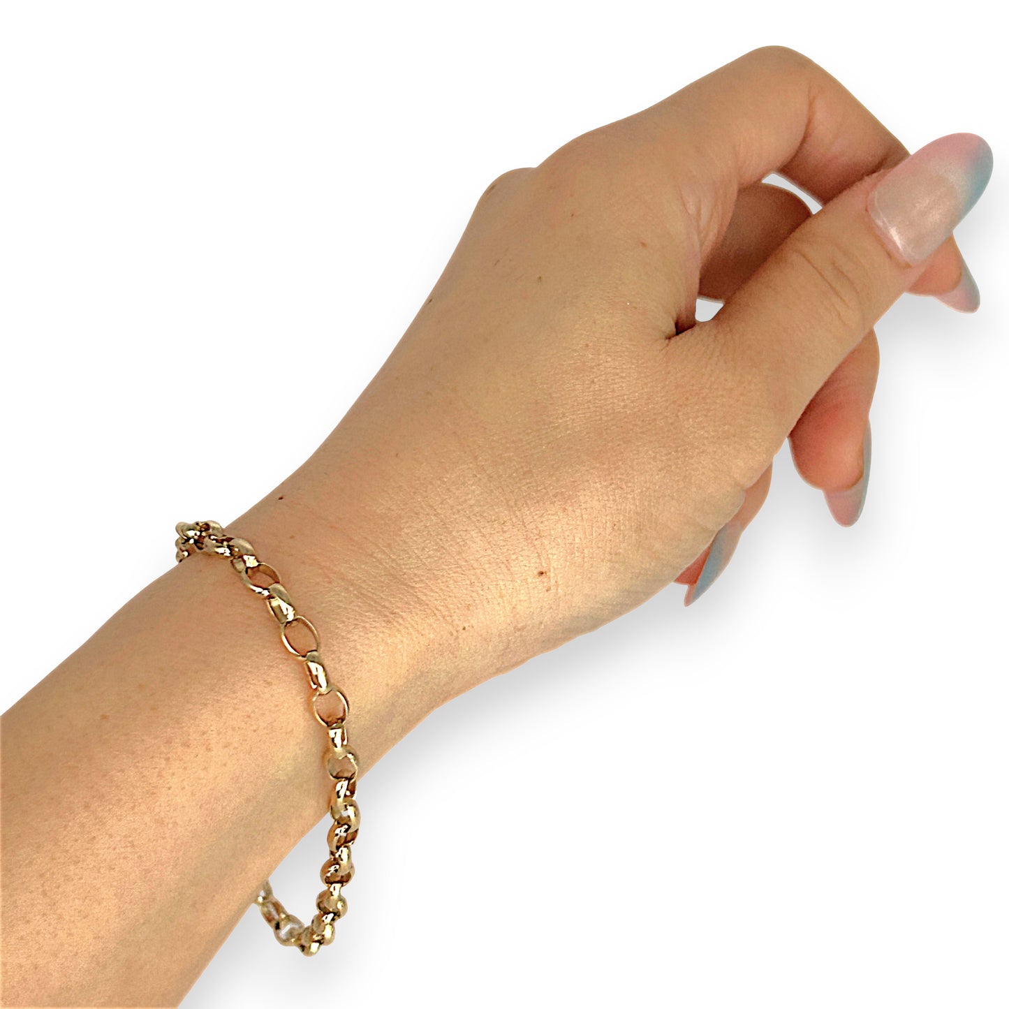GOLD DEAL | 9kt Gold Heritage Link Belcher Bracelet