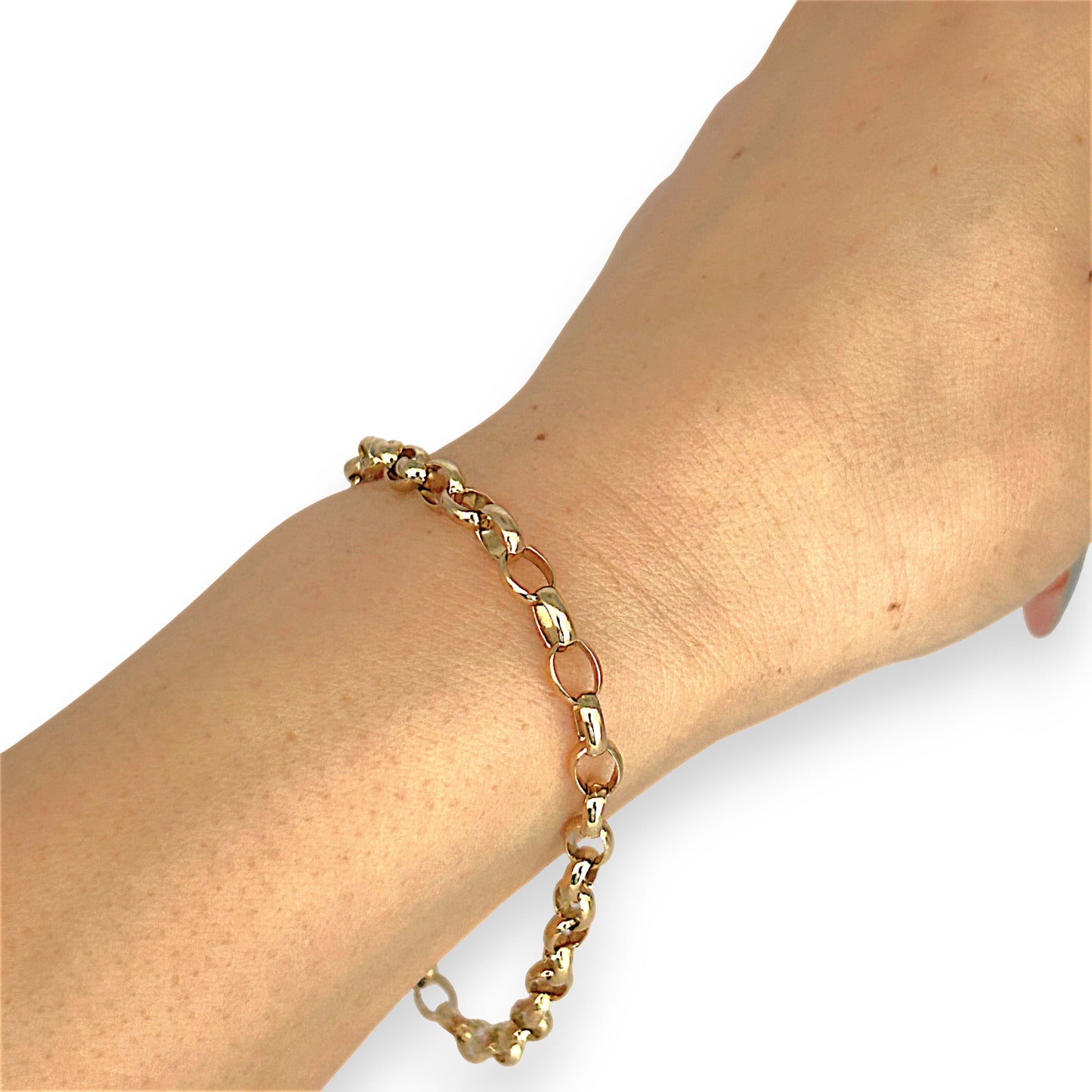 GOLD DEAL | 9kt Gold Heritage Link Belcher Bracelet